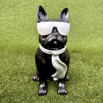 Load image into Gallery viewer, BULLDOG CON OCCHIALI ARGENTO / ROSSI
